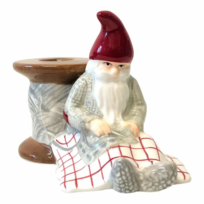 Cult Design – Porslintomte Raggsocks Rulle lappar julduken Design Marita Lord