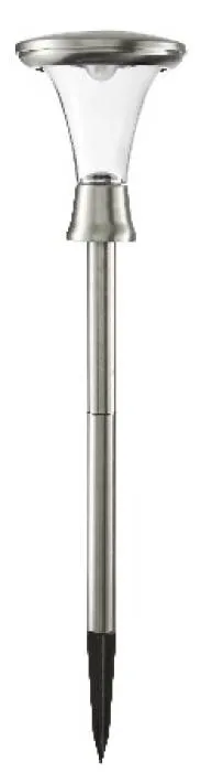 Turin 2p LED-gångljus, 5 Lumen, stål, uppladdningsbar