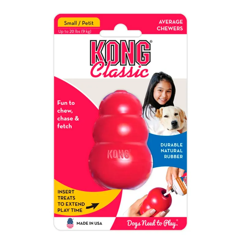 Classic Aktiveringsleksak för hund Röd S