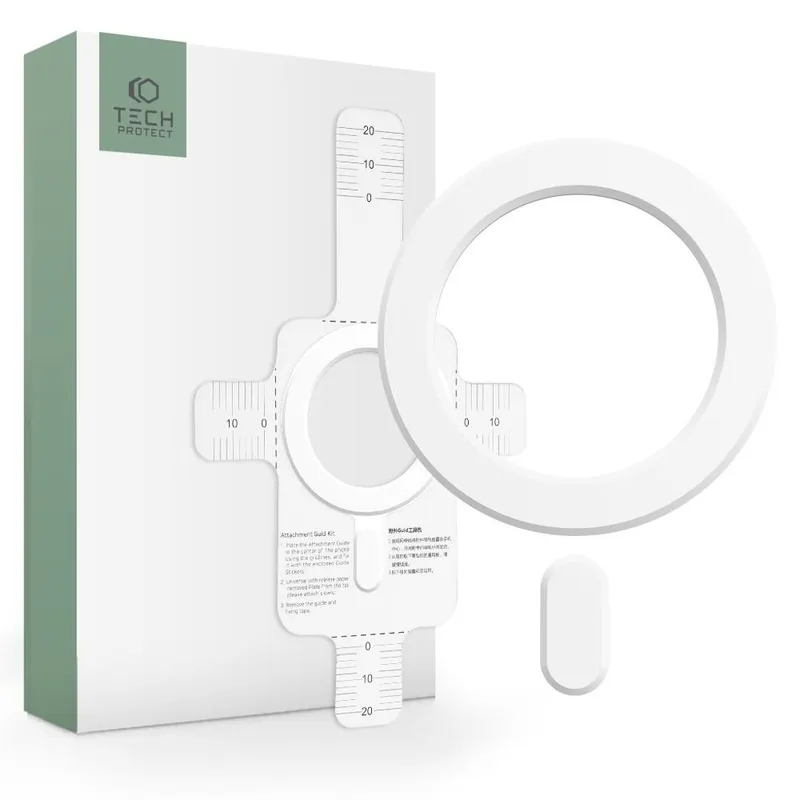 Tech-Protect MagMat MagSafe Universal Magnetic Ring - White