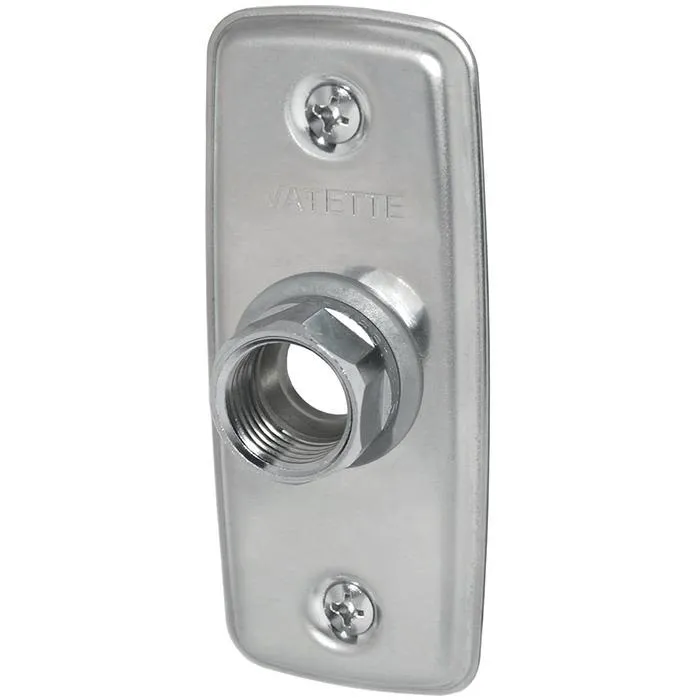 Vatette 8550613 Väggbricka 1-håls, 15 mm