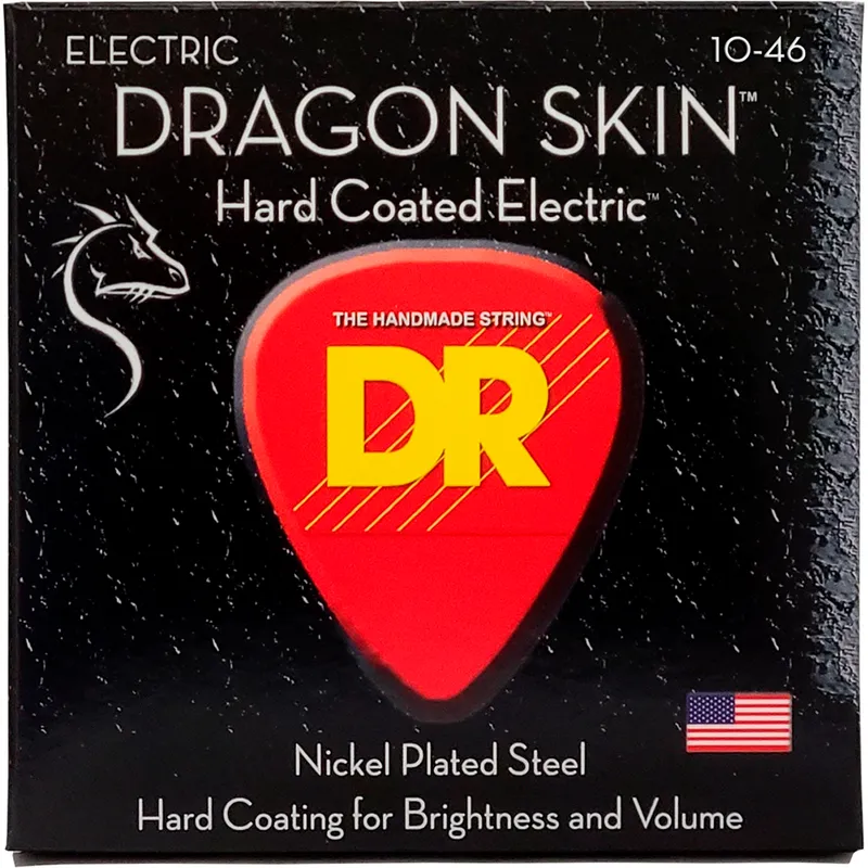 DR Strings DSE-10 Dragon skin elgitarrsträngar, 010-046