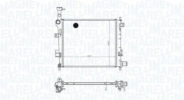 Kylare Magneti Marelli 350213165400