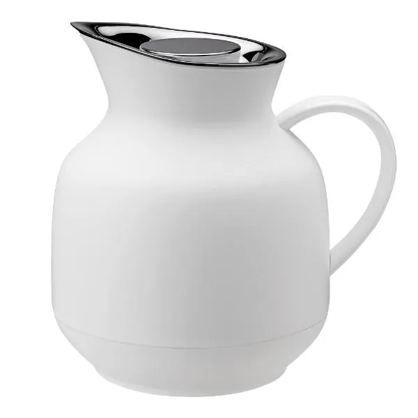 Stelton termoskanna 1 liter, te, soft white