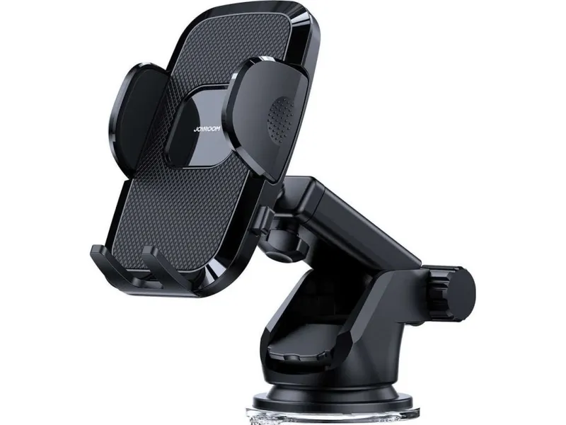 Joyroom mechanical car phone holder adjustable dashboard - Svart