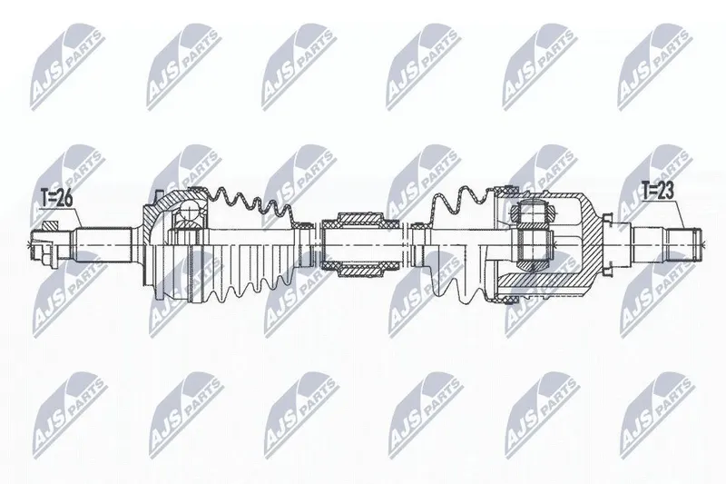 Drivaxel NTY NPW-TY-159