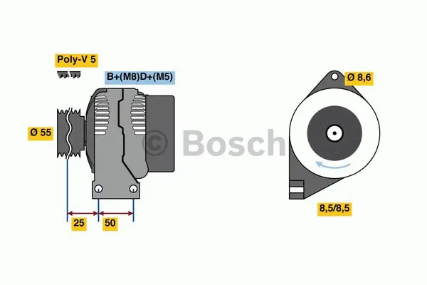 Generator BOSCH 0 986 049 540