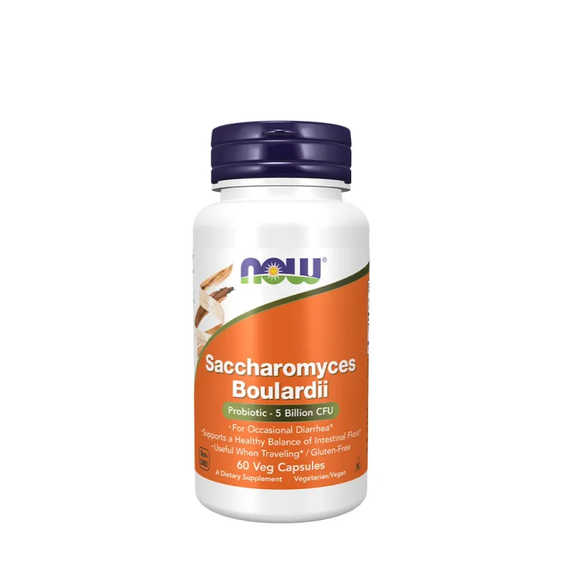 NOW - Saccharomyces Boulardii, 60 Kapslar