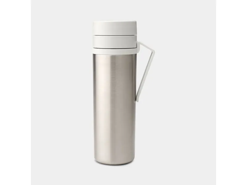 Brabantia 228667, 500 ml, Daglig användning, Grå, Stål, Rostfritt stål, Vuxen, Pojke/flicka
