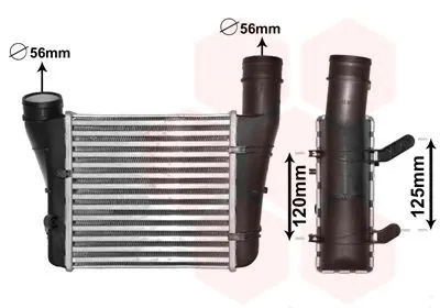 Intercooler VAN WEZEL 03004221