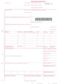 Rahtikirjalomake A4 (10 kpl/nide, 4-os., jälj. paperi)