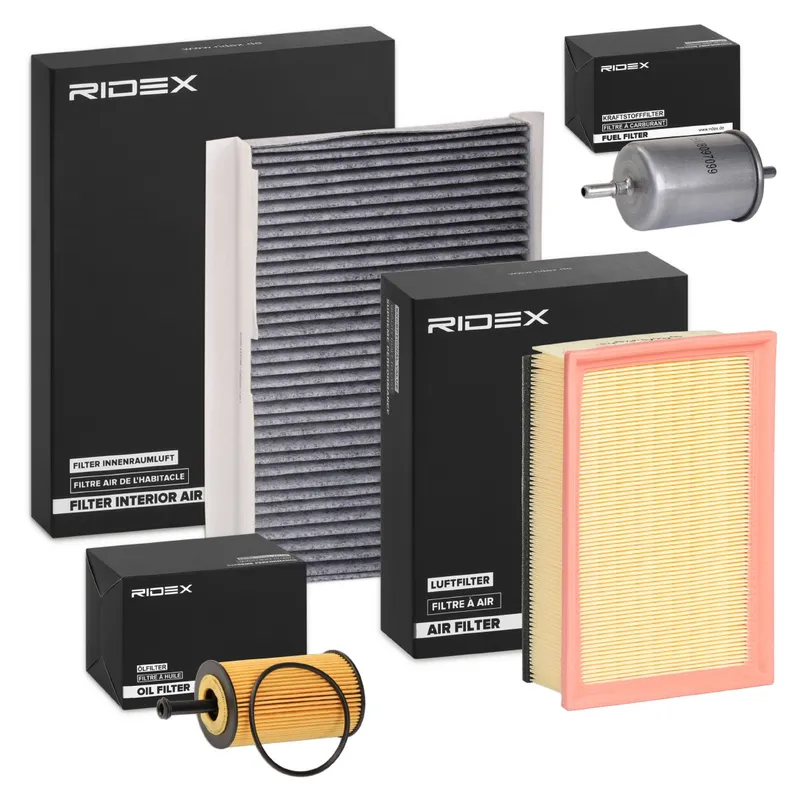 Filtersats RIDEX 4055F27626