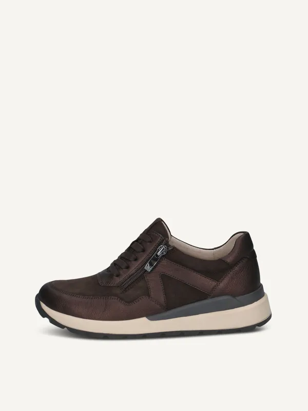 CAPRICE Sneaker, brown, made of Leather, Size 37 (#0716)