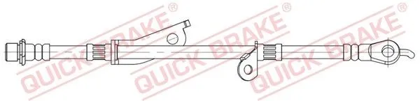 Bromsslang, framaxel vänster – P1785368 – toyota rav 4 iii, rav 4 iv, rav 4 van iv – OE 9094702E27, 9094702E46, 9094702F48