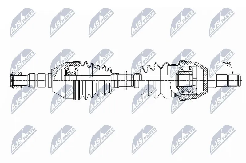 Drivaxel NTY NPW-PL-169