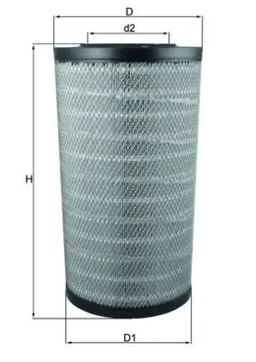 Luftfilter MAHLE LX 3753