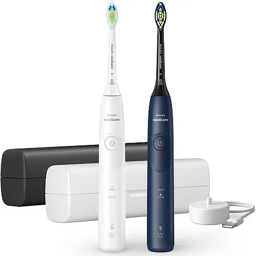 Philips eltandborste Sonicare 5500 series HX7119 - tooth brush - white/navy blue
