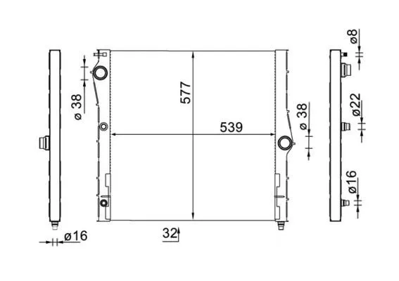 Kylare MAHLE CR 1903 000S