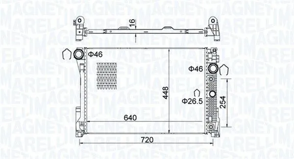 Kylare Magneti Marelli 350213163300