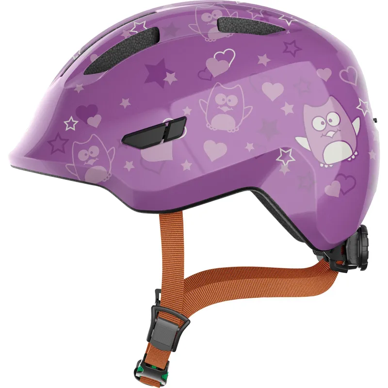 Abus Smiley 3.0, Cykelhjälm, Junior, Purple Star (#2590)
