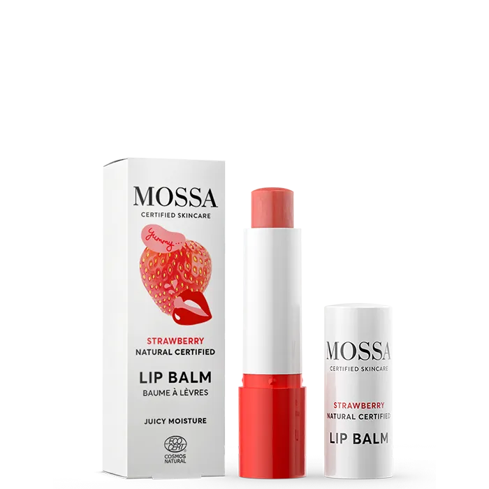 Mossa Lipbalm, 4,5 g, Strawberry