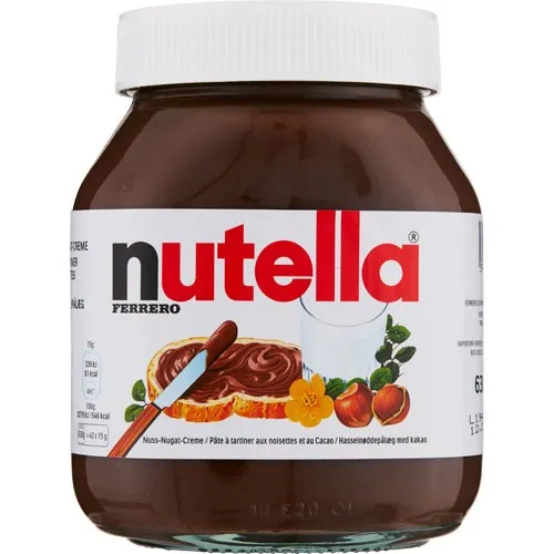 Nutella Hasselnötskräm - 1000 g