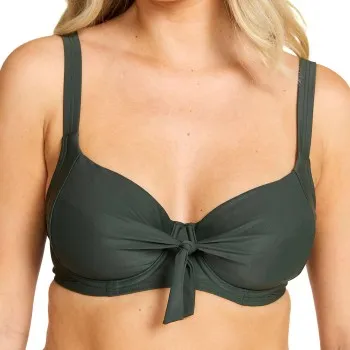 Damella Goldie Underwire Bikini Bra Khaki D 38 Dam