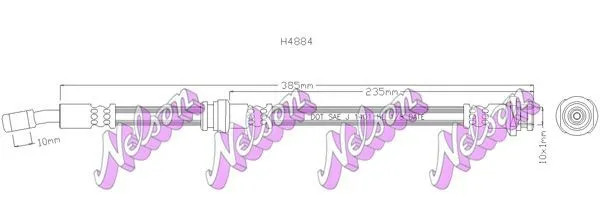 Bromsslang KAWE H4884