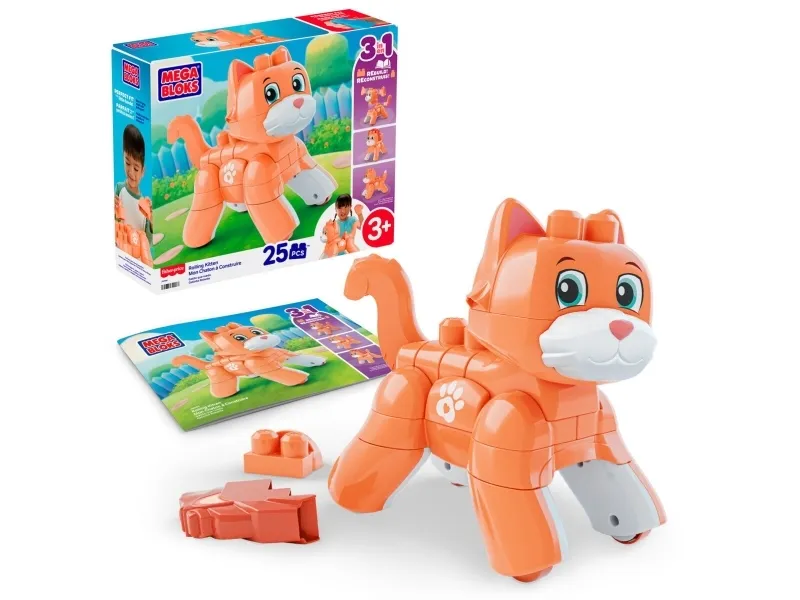 MEGA Bloks Byggklossar Kattunge med Hjul