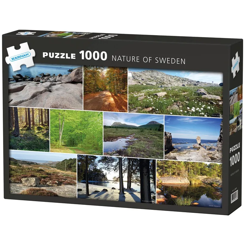 Pussel – Sveriges natur 1000 bitar