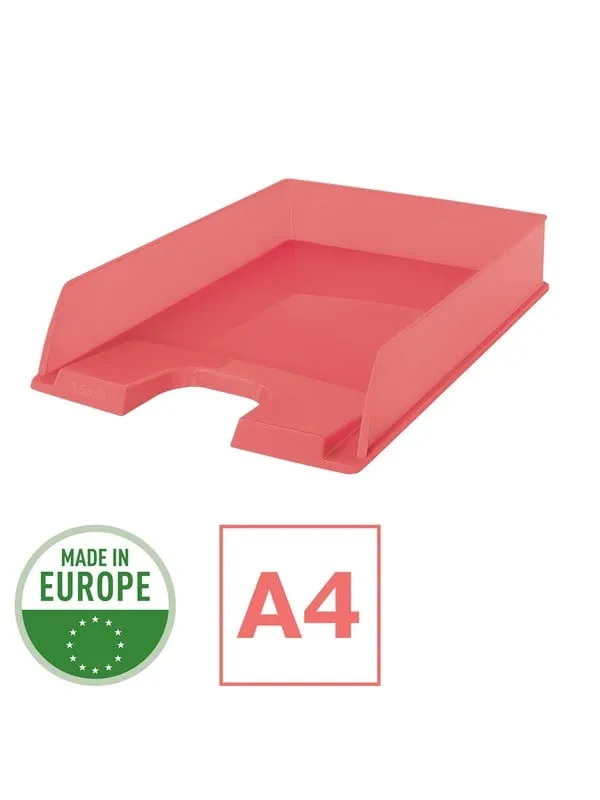 Esselte Colour’Breeze Letter Tray Coral