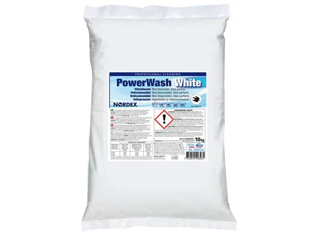 Tvättmedel NORDEX PowerWash White 10kg