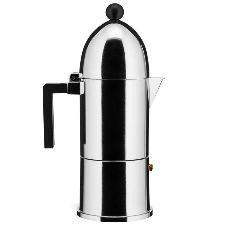 Alessi La Cupola espressokanna 30 cl, svart