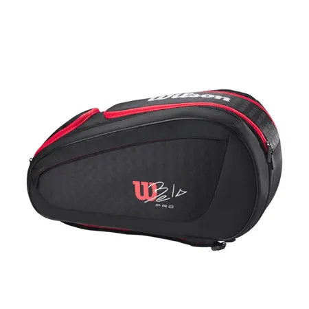 Wilson Bela V3 Padel Racket Bag Black/Red, Padelväska