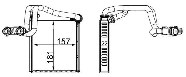 Värmepaket MAHLE AH 252 000S