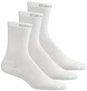 Craft Core Dry High Sock 3-Pack White (#4830)