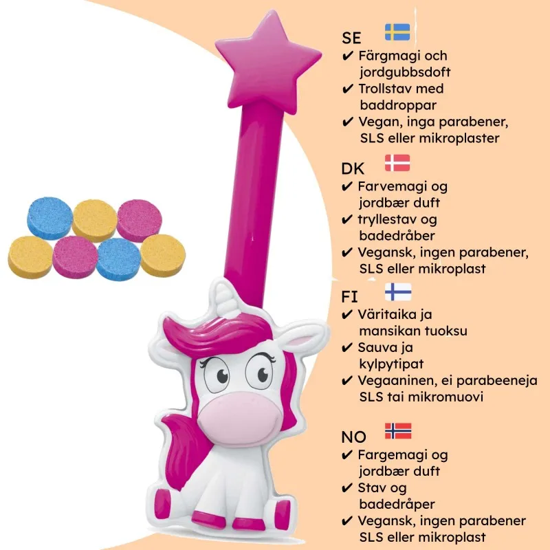 Unicorn Badpinne Badbomb
