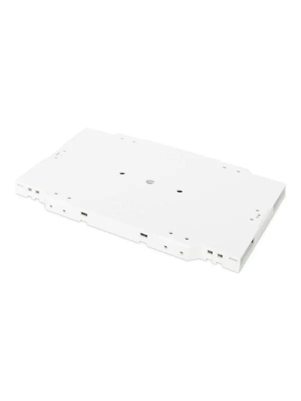 DIGITUS fibre optic cassette blank panel (12 slots) - 19″ - including splice holder for crimp and shrink splice protection