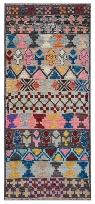 Berber Colourful Matta 82×194