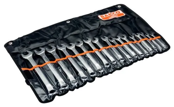 BAHCO combination wrench set offset metric 6-22mm