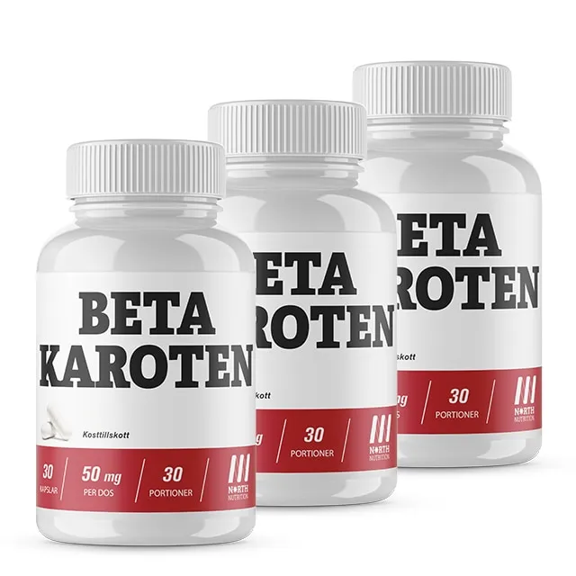 North Nutrition Betakaroten 50mg 2x30 Kapslar
