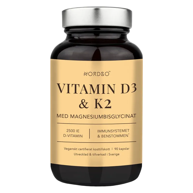 Nordbo Vitamin D3 & K2 90 st