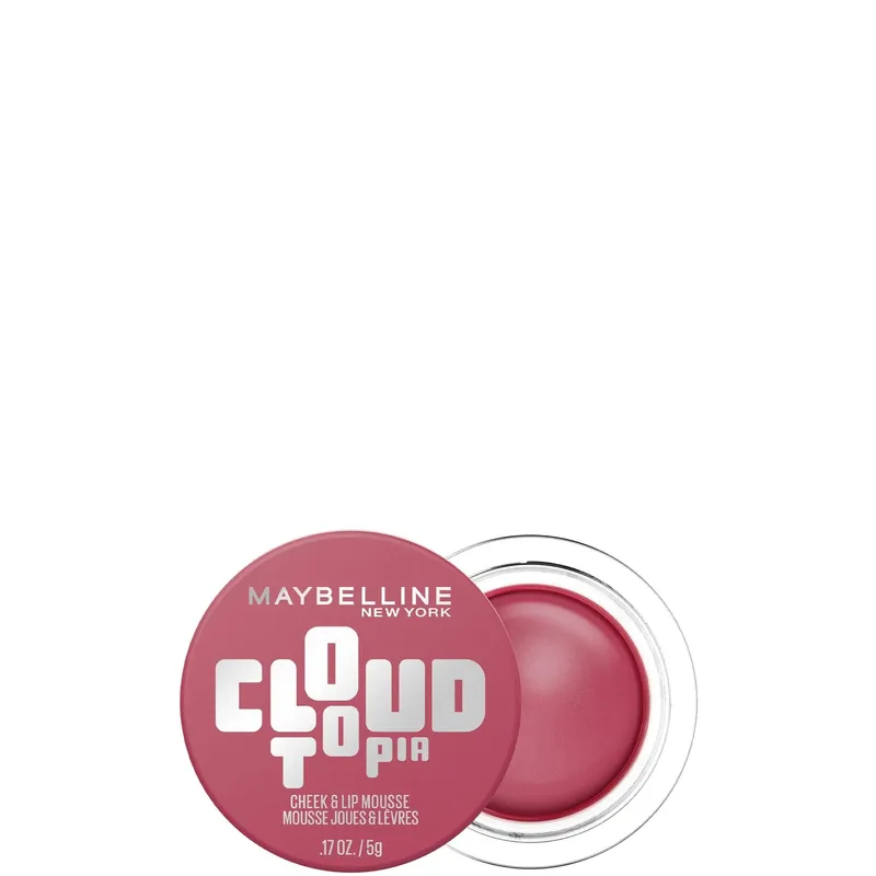 Maybelline New York Cloudtopia Blush Cheek & Lip Mousse Up to 14H Cheek Colour (Various Shades) - 1 Twighlight Berry