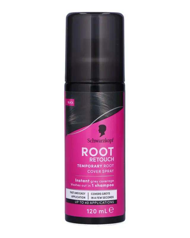 Schwarzkopf Root Retouch Cover Spray Black 120 ml
