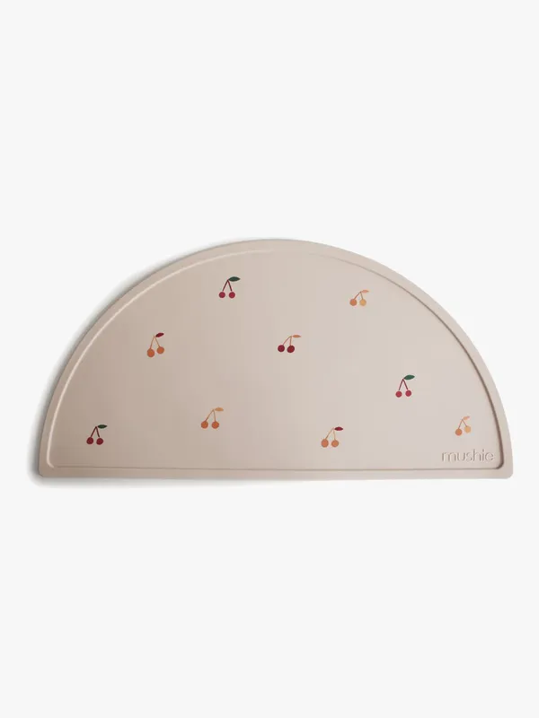 Mushie Underlägg Silikon, Cherries