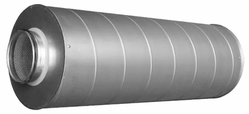 Grundström TOC-50-125-600 Ljuddämpare rund anslutning Ø 125, 600 mm