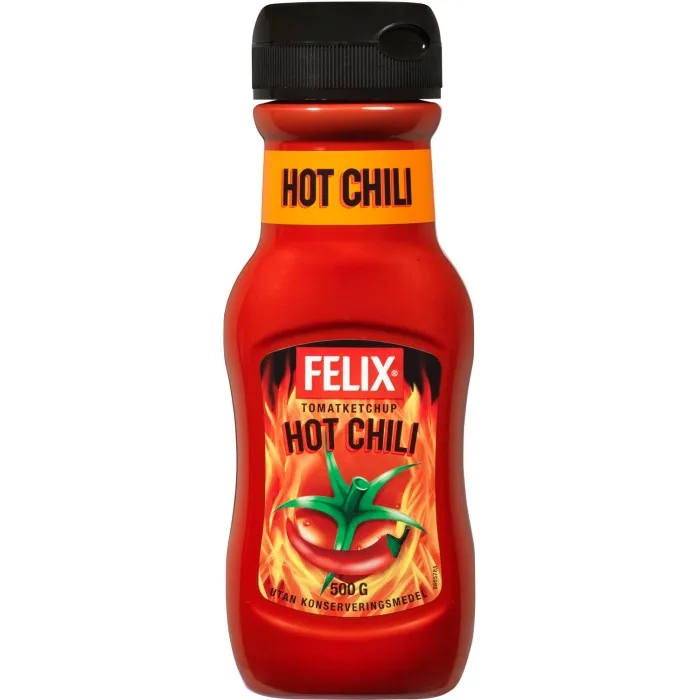 Felix Ketchup Hot Chili 500g