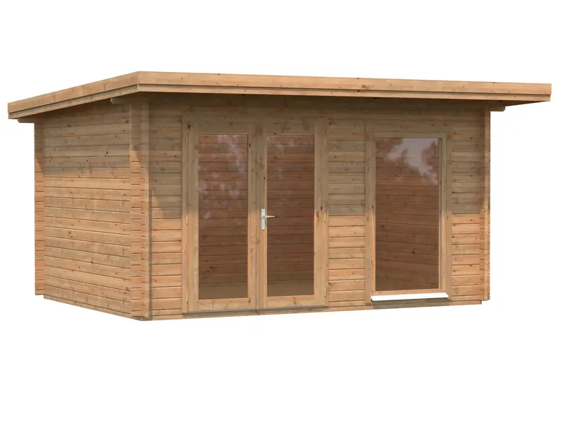 Palmako Heidi Stuga 12,3 m²/inv. 11,7 m², brun impregnerad