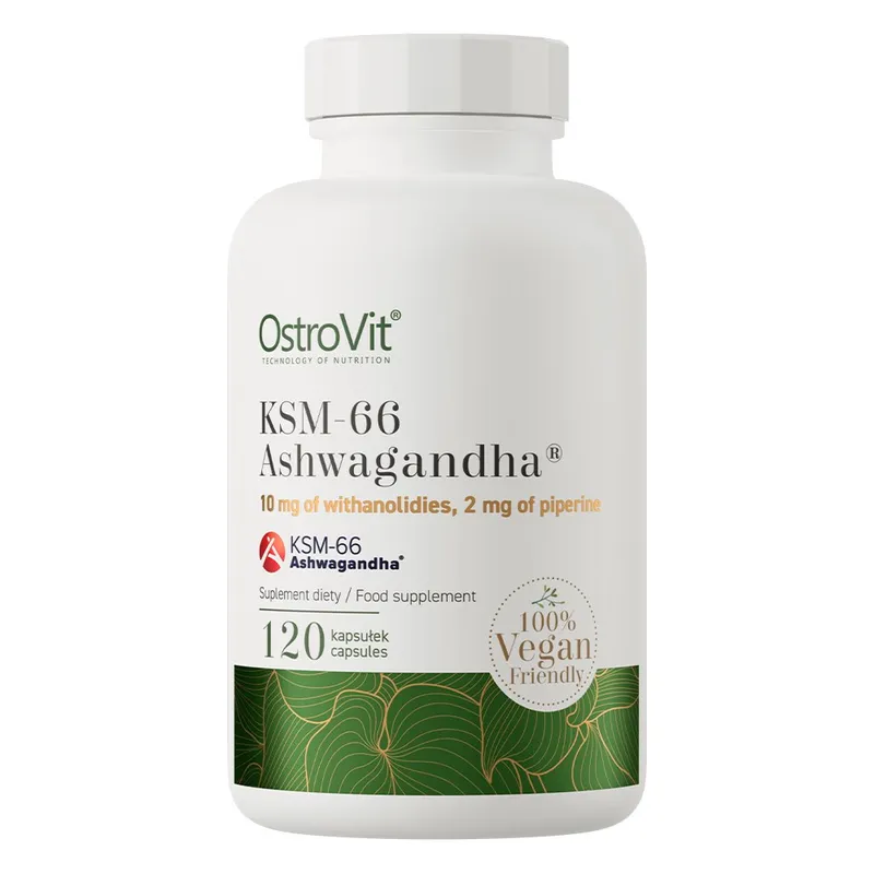 OstroVit – KSM-66 Ashwagandha Vege, 120 kapslar