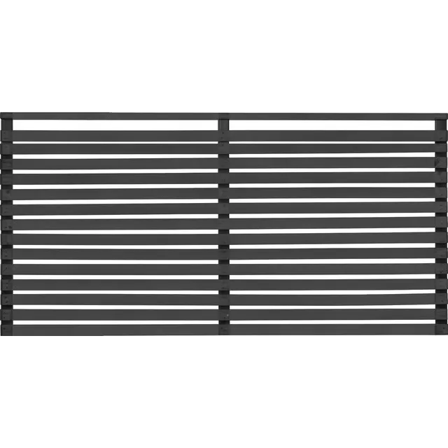 SKÄRM/STAKET HORIZONT 2 SVART 159X89CM | Beijerbygg Byggmaterial
